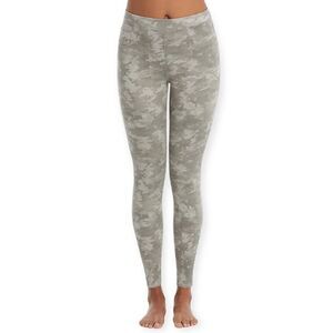 Spanx Green Camo Jean-Ish Mid-Rise Compression Leggings Size XS
